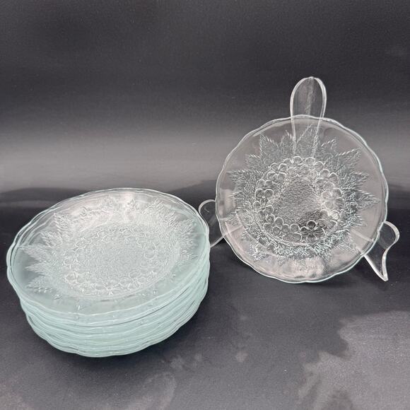 Set of 8 Vintage Dessert or Bread & Butter Plates by KIG Indonesia - Picture 5 of 7